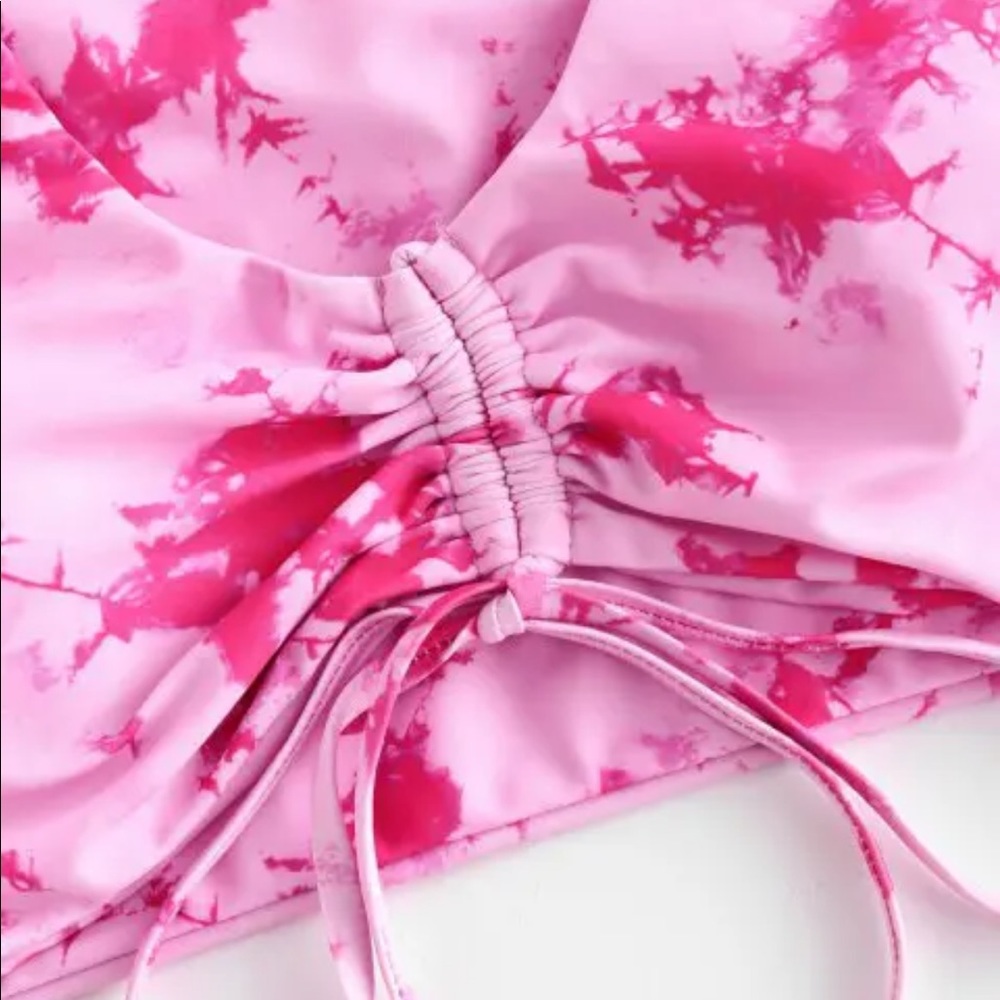 Tie Dye 3 Piece Swimsuit - Picture 3 of 10
